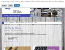 Tablet Screenshot of houthandelalteveer.nl